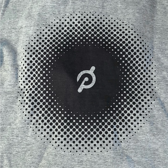 Peloton-FA121 On the Go Full Zip  Hoodie-Heather Gray-Design on Back-Size L-NWT - Picture 7 of 11